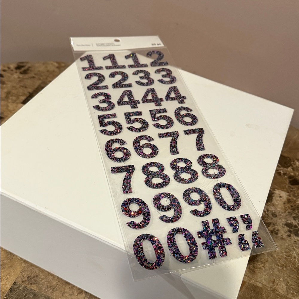 Scrapbooking Alphabet Stickers, Bling Sticker Sheets, Rhinestone Sticker Bundle - Picture 6 of 16
